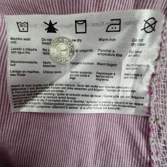 EDC by Esprit VTG Preppy Western Button Down Tunic/Mini Dress Women's Size XL - Picture 6 of 6